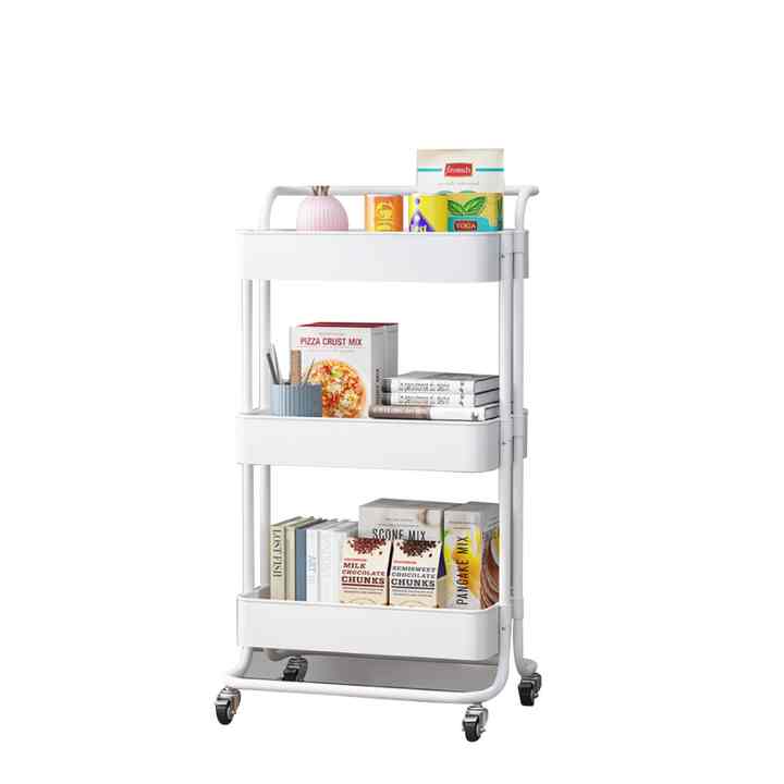 Rak Troli Roda 3 Susun Serbaguna