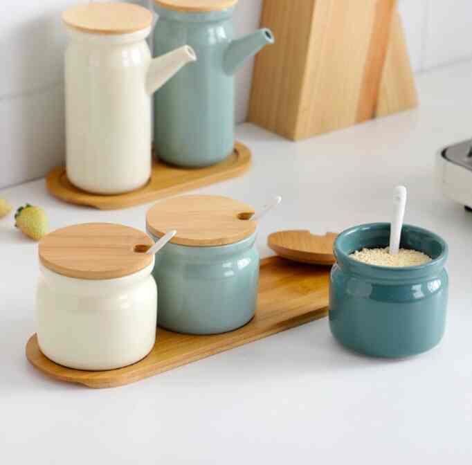 Tempat bumbu set keramik