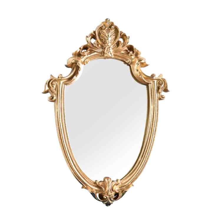 Vintage Gold Hollow Mirror