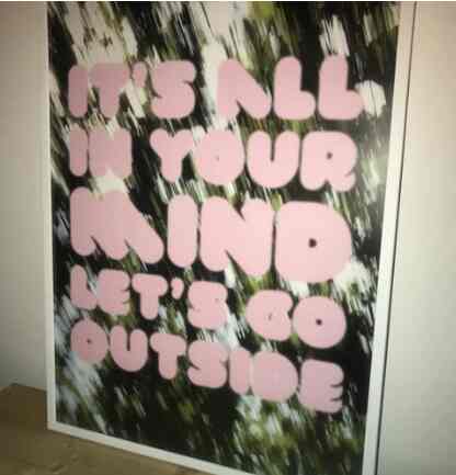 1 MON Print + Wood Frame