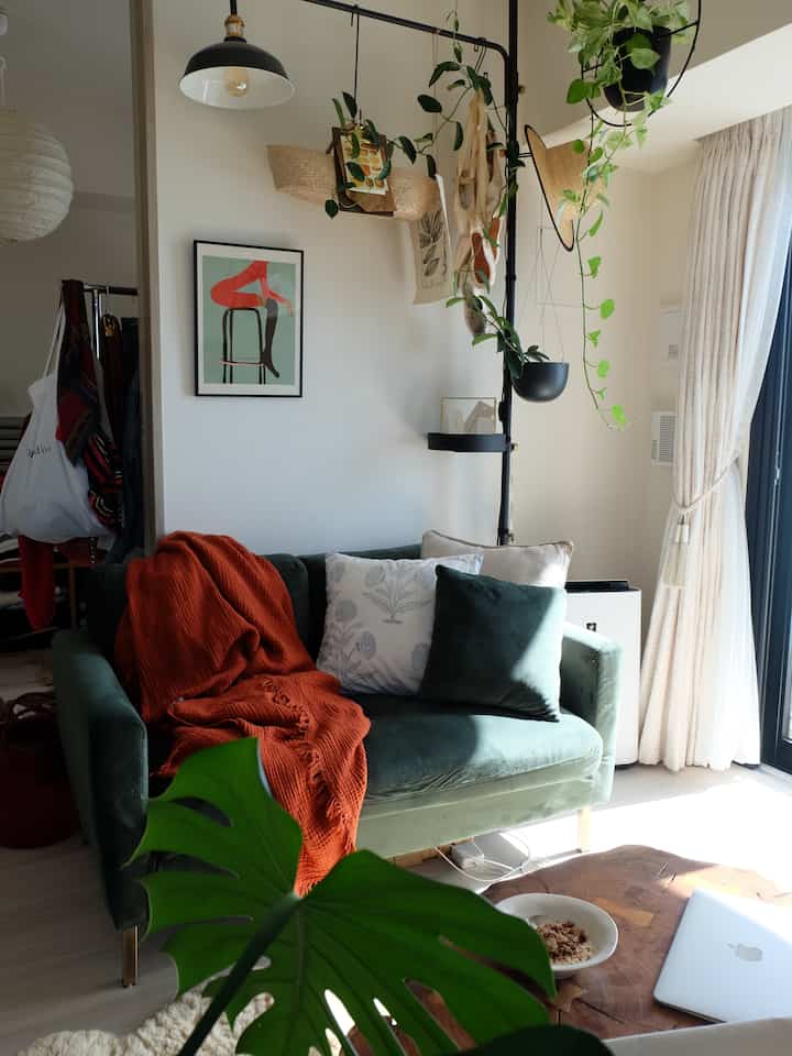 日差しがたっぷり入るリビングが好き

ポスターの色とソファの色がいい感じにマッチした🌿


#グリーンインテリア  #ドローアライン #ソファ #グリーンソファ #ポスター #ポスターのある暮らし #drawaline #観葉植物 #インテリアグリーン #観葉植物のある暮らし #ハンギンググリーン 
