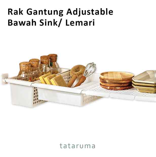 Megumi - Rak Gantung Adjustable Bawah Sink/Lemari