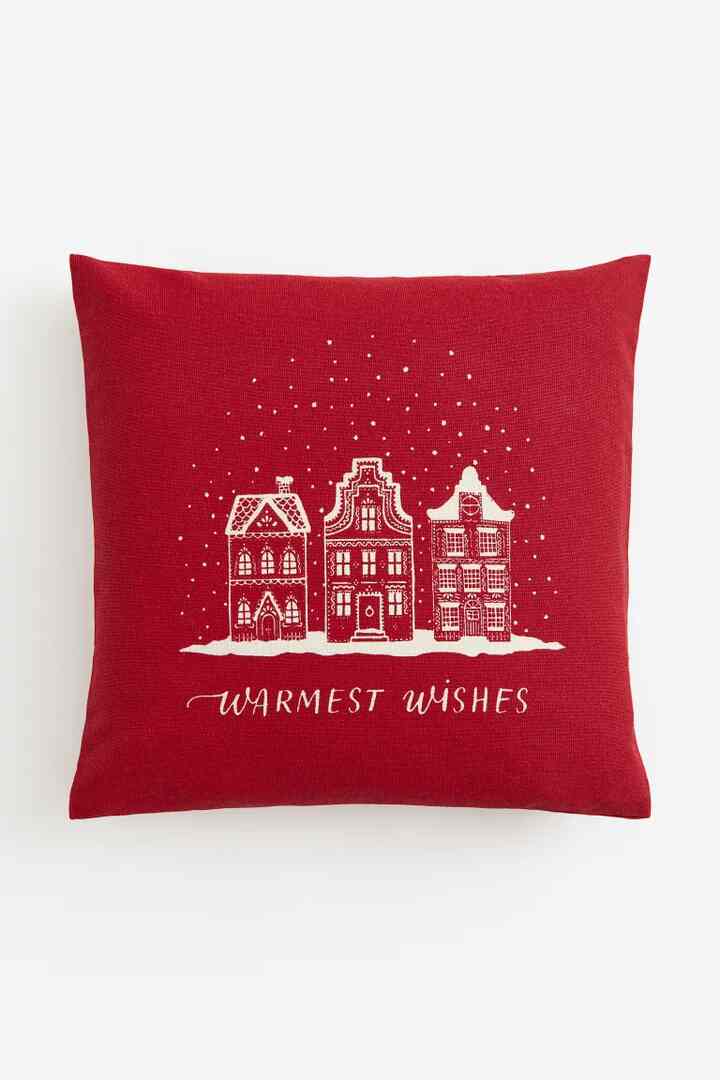 プリントデザインクッションカバー