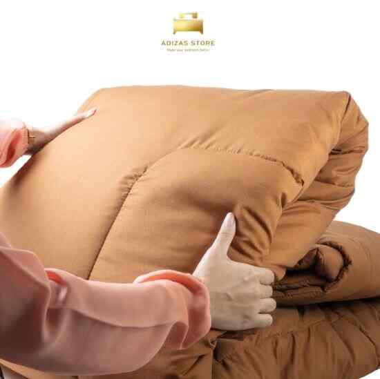 Bedcover Set 160 Queen Dluxe / Coklat