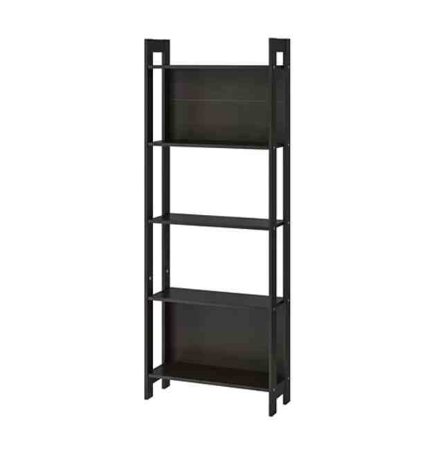 LAIVA Rak buku, hitam