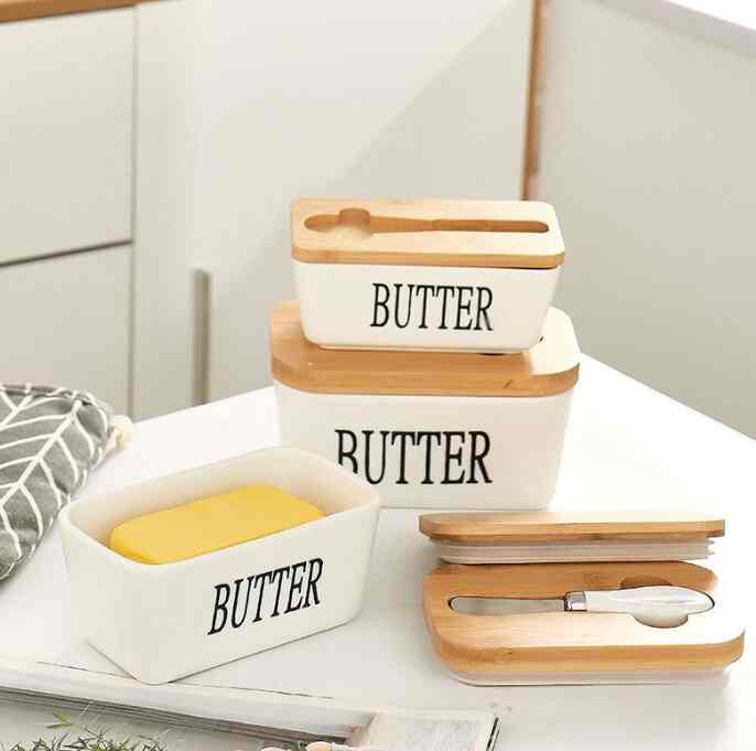 Kotak Penyimpanan Mentega Butter Keramik