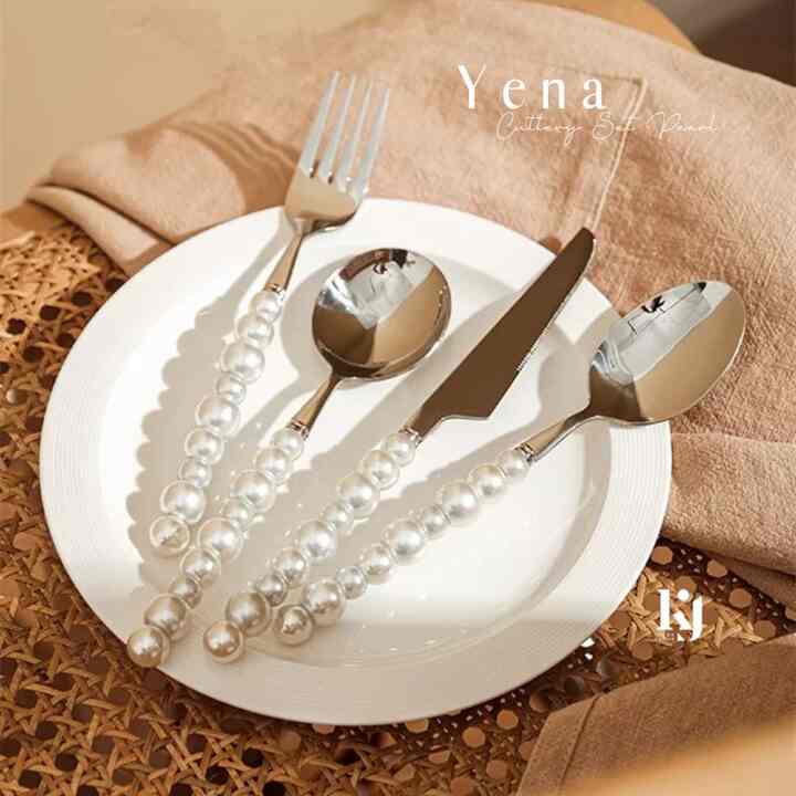 Yena Pearl Cutlery Set