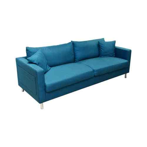 Nordia Anniston Sofa Fabric 3 Dudukan - Biru Petrol
