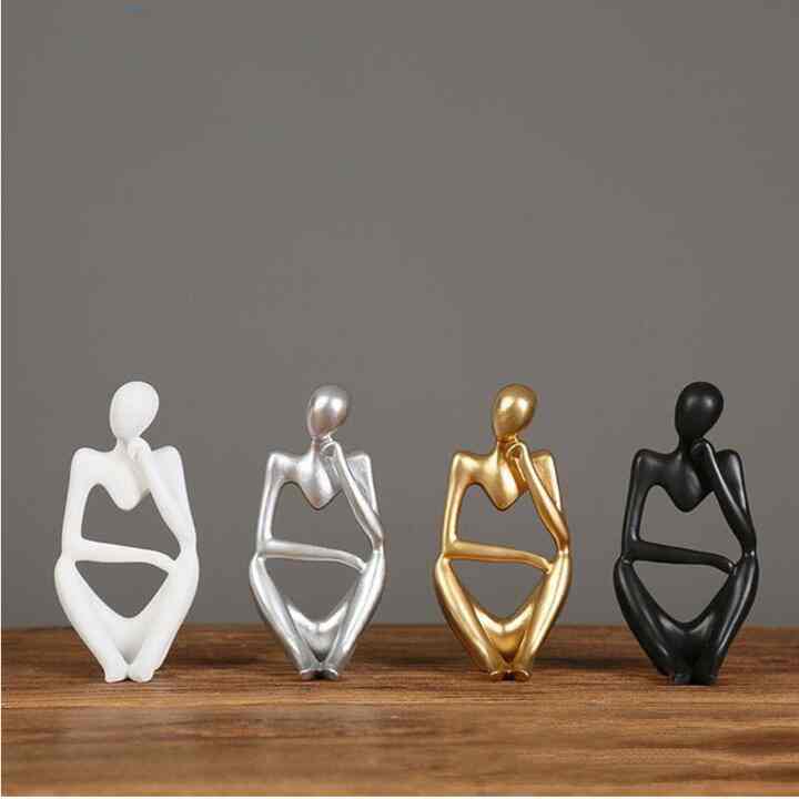 Kerajinan Patung Abstrak Bahan Resin 