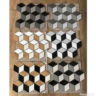 Hexagon Mozaic Tiles 3D