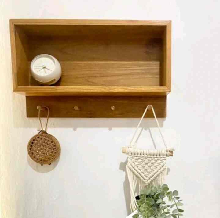 rak gantung kayu jati