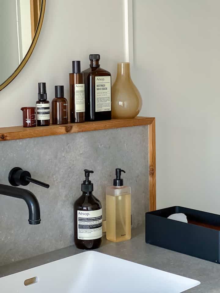 我が家の洗面はアイカスタイリッシュカウンター🙋‍♂️

#洗面台 #洗面台インテリア #洗面器インテリア 