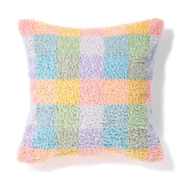 ファー クッションカバー 450×450 マルチ（AD-151）