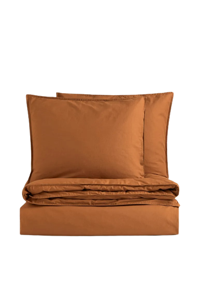 コットン掛け布団カバーセット ダブル 【2size】【3colors】