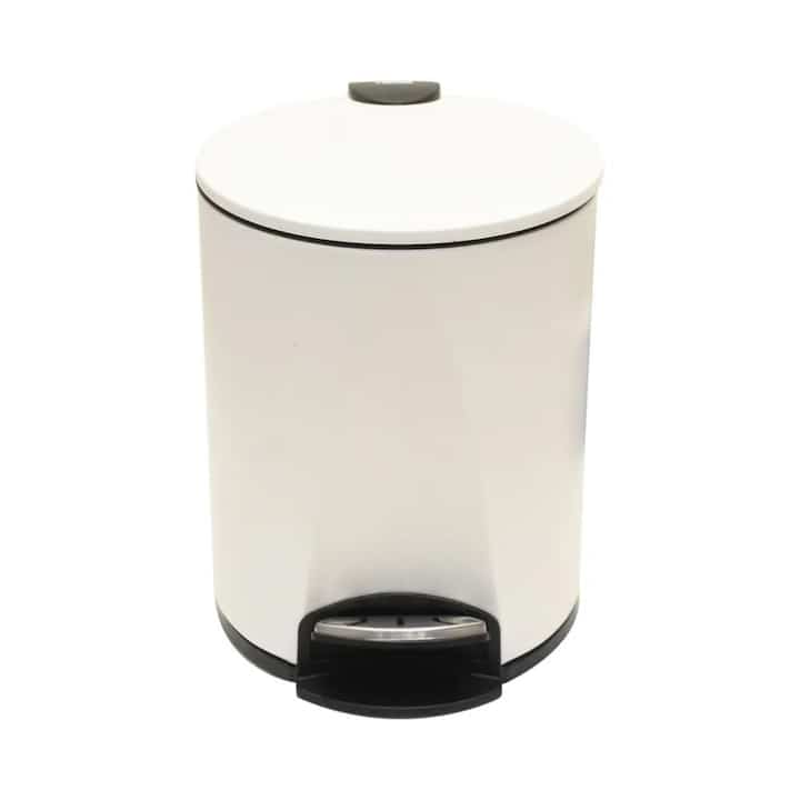 Prism 5 Ltr Tempat Sampah Besi Putih