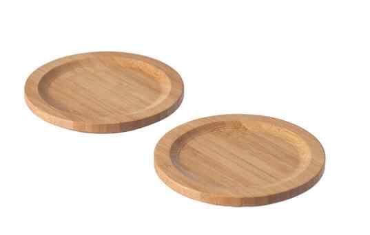 FÖRSEGLA, Tatakan gelas, bambu - 9 cm - 2pcs
