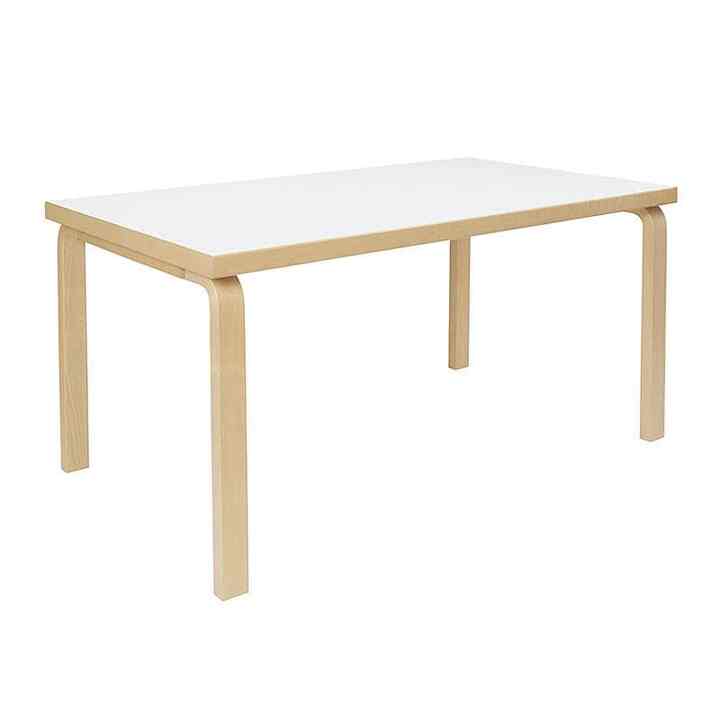 80Aテーブル ホワイトラミネート