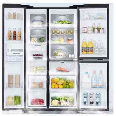 SAMSUNG RS63R5561B4/SE KULKAS SIDE BY SIDE 3 Pintu - BLACK