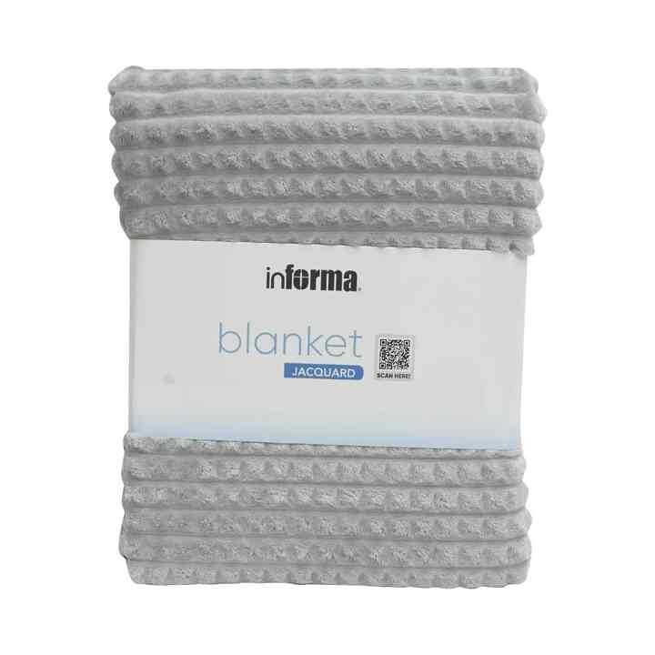 Selimut Laine Waffle - Abu-abu