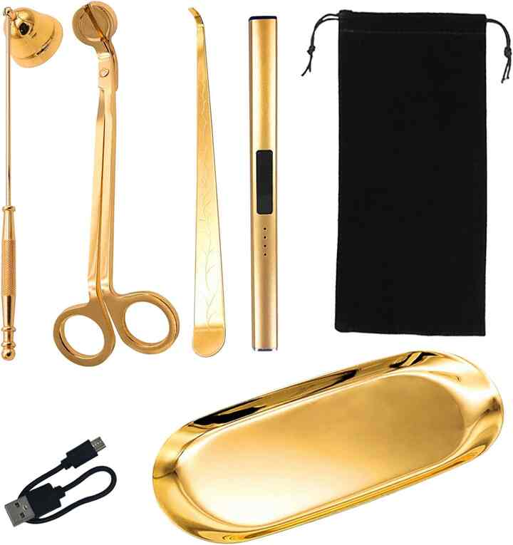 Stainless Steel Candle Set