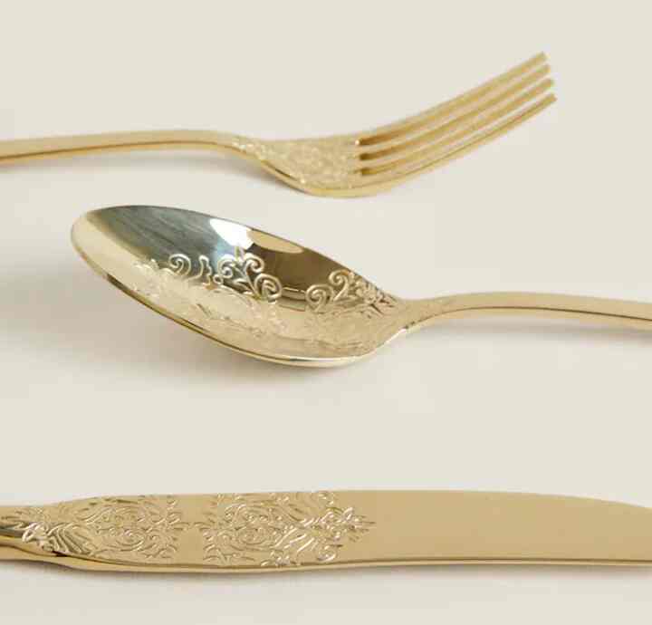 DECORATIVE ENGRAVED CUTLERY SET (3-PACK)
