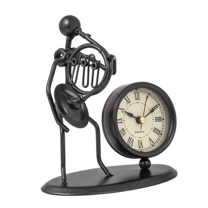 Jam Meja Pajangan - French Horn