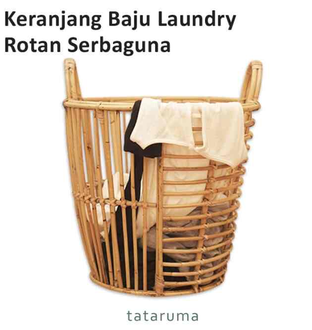 Randori - Keranjang Baju Laundry Rotan 