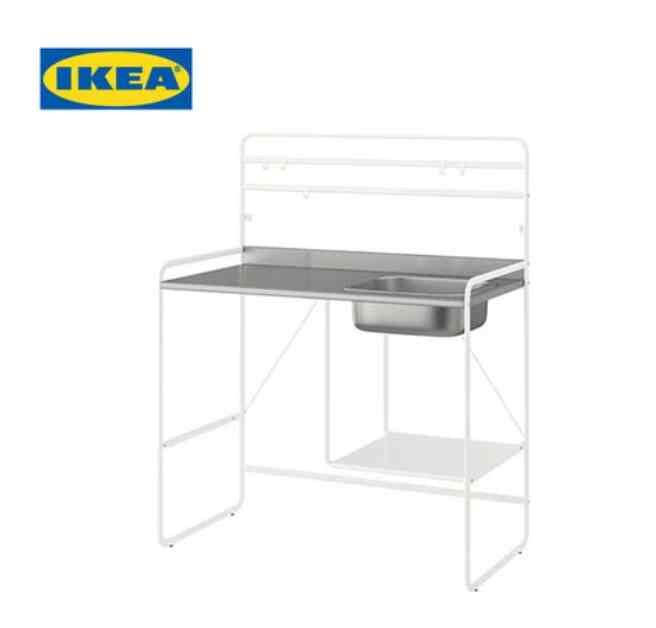  SUNNERSTA Dapur Mini Stainless Steel 112x56x139 cm