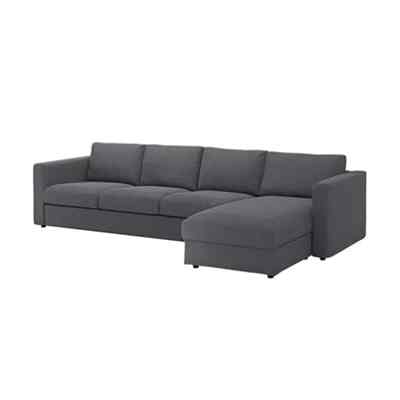 VIMLE, sofa 4 dudukan dgn chaise longue
