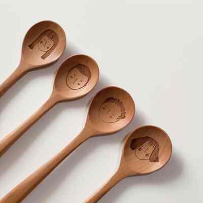 Annyeong wooden spoon