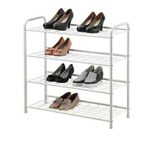 Rak Sepatu Tingkat 4, Putih