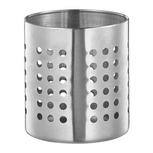 ORDNING Tempat peralatan makan, baja tahan karat, 13.5 cm