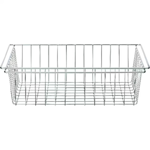 【訳あり】MUJI無印良品 ステンレスユニットシェルフ用ワイヤーバスケット2個 無印良品 ステンレスユニットシェルフ・ステンレス追加用ワイヤー