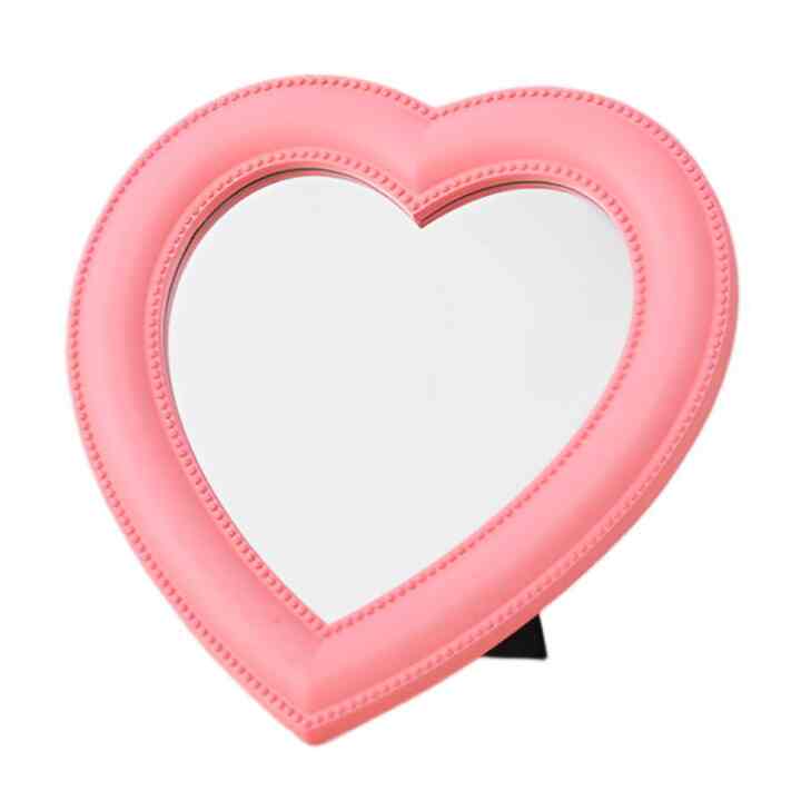 壁掛け/卓上ミラー ハート型【6colors】