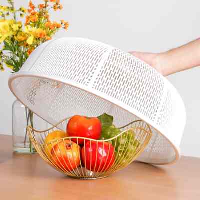 52X52 Cm Tudung Saji Bundar - Putih