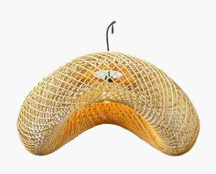 Kap Lampu Model Ombak 60 Cm