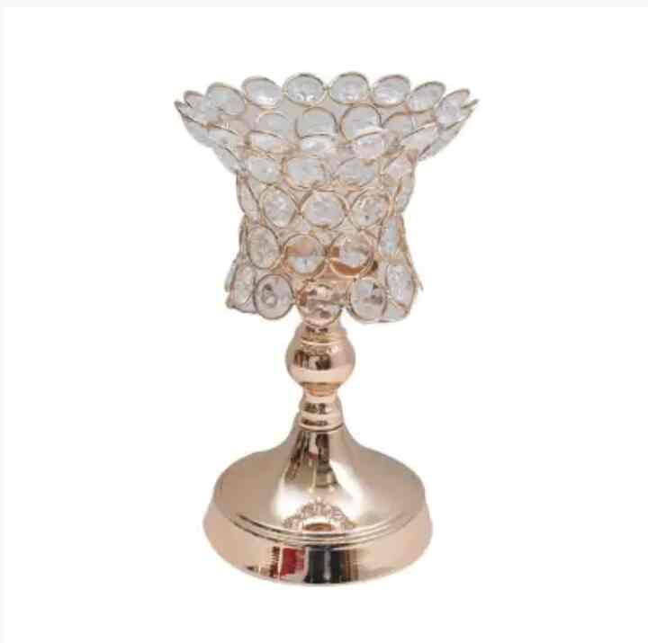 Tempat Lilin 5-1a 12x12x20 Cm - Gold