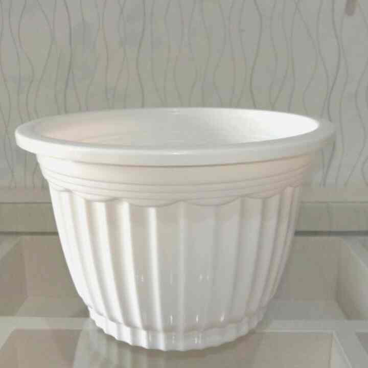 Pot gantung pumba size 20, Putih