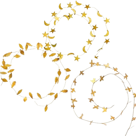 ブラスガーランド バード リーフ スター