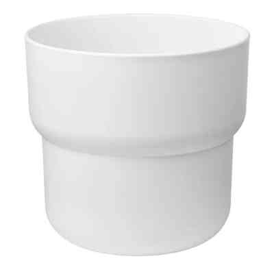 FÖRENLIG Pot tanaman, dalam/luar ruang putih, 24 cm