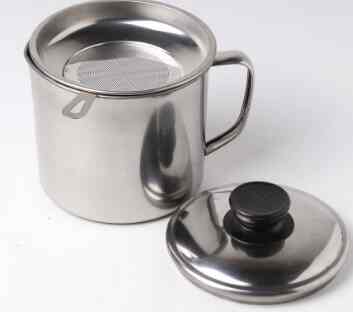 Oil Pot Saringan Minyak Wadah Penyaring Minyak Goreng