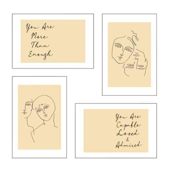 YLLEVAD, Kartu seni, you are, 10x15 cm