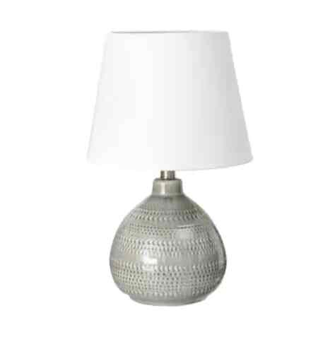 Corwin Lampu Meja Ap2397 20x28x44 Cm - Abu-abu