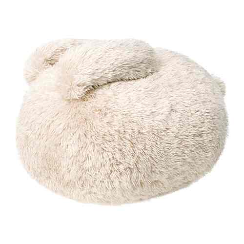 FÖSSTA Bantal kursi, krem kelinci, 50x36 cm