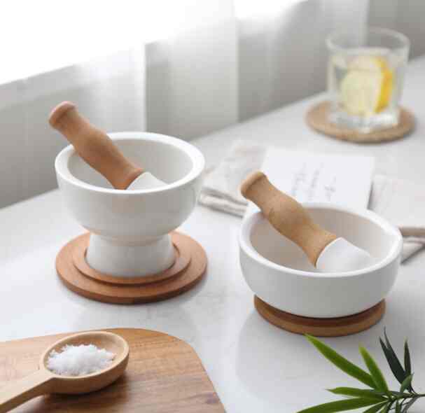 MASSHU - Ceramic Mortar and Pestle