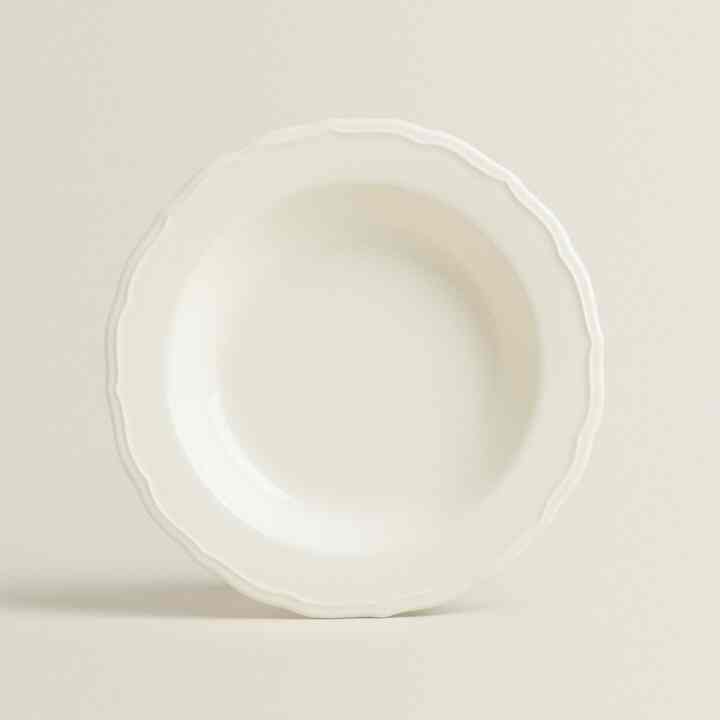 レリーフデザイン エッジ アースンウェア スーププレート