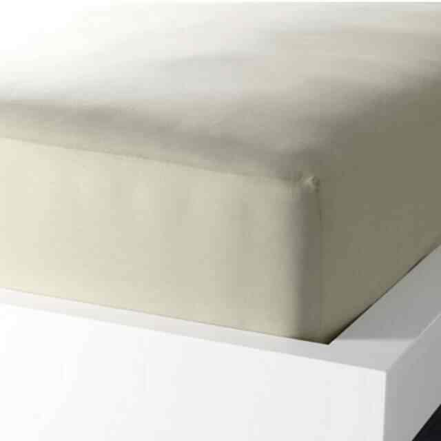 IKEA DVALA sprei berkaret Krem 90x200