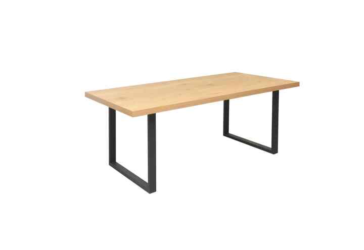 Wales Meja Makan 180x90x75 Cm - Cokelat