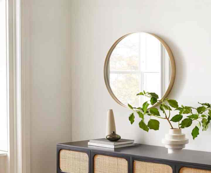 Cermin Bulat Diameter 50cm Hiasan dinding