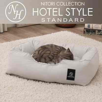 ペットベッド Ｍ(Nホテル シカク GY) 【2sizes】